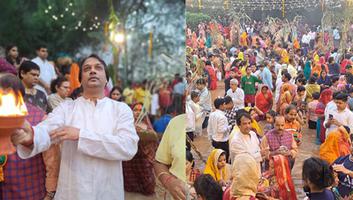 संजय कुमार - उदयमान भगवान सूर्य को दिया गया अर्घ्य, छठ घाट पर उमड़े श्रद्धालु