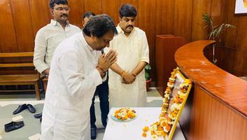 संजय कुमार - जदयू पार्टी कार्यालय में जयंती के अवसर पर याद किए गए महान समाजवादी डॉ राम मनोहर लोहिया